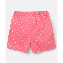 Babyhug 100% Cotton Half Sleeves Night Suit Kitty Print - Pink