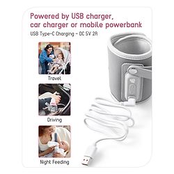 Babyhug Portable Bottle Warmer - Grey