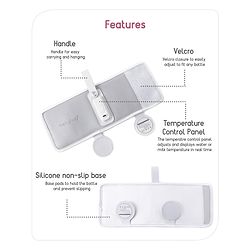 Babyhug Portable Bottle Warmer - Grey