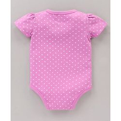 Babyhug 100% Cotton Onesie Printed Pack of 3 - Pink Yellow