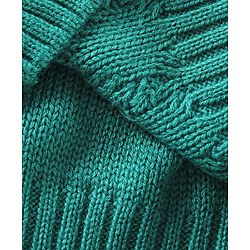Babyhug Full Sleeves Cable Knit Pullover - Green
