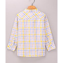 Babyhug Full Sleeves Cotton Checks Shirt - Multicolor