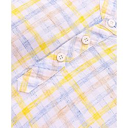 Babyhug Full Sleeves Cotton Checks Shirt - Multicolor