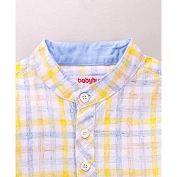 Babyhug Full Sleeves Cotton Checks Shirt - Multicolor