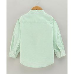Babyhug Full Sleeves Shirt Solid - Green