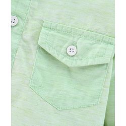 Babyhug Full Sleeves Shirt Solid - Green
