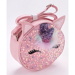 Babyhug Unicorn Sling Bag Free Size - Pink