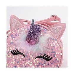 Babyhug Unicorn Sling Bag Free Size - Pink
