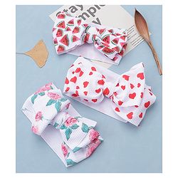 Babyhug Headbands Pack of 3 - Multicolour