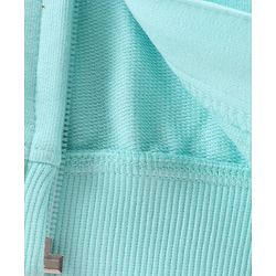 Babyhug Full Sleeves Embroidered Sweat Jacket - Sky Blue
