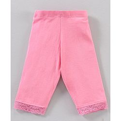 Babyhug Three Fourth Length Leggings Printed Pack of 3 - Multicolour
