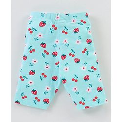 Babyhug Ankle Length Three Fourth Leggings Dot Print Pack Of 3 - Multicolor
