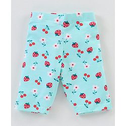 Babyhug Ankle Length Three Fourth Leggings Dot Print Pack Of 3 - Multicolor