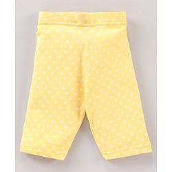 Babyhug Three Fourth Length Leggings Printed Pack of 3 - Multicolour