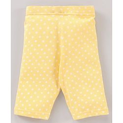 Babyhug Three Fourth Length Leggings Printed Pack of 3 - Multicolour