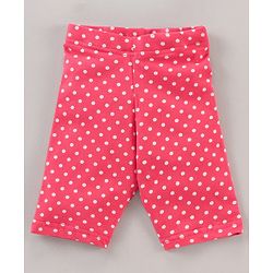 Babyhug Three Fourth Length Lycra Leggings Pack of 3 - Multicolor