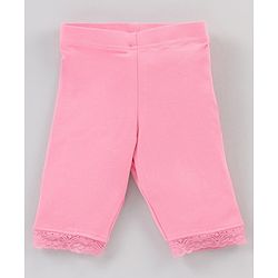 Babyhug Ankle Length Three Fourth Leggings Butterfly Print Pack Of 3 - Multicolor