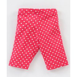Babyhug Ankle Length Three Fourth Leggings Butterfly Print Pack Of 3 - Multicolor