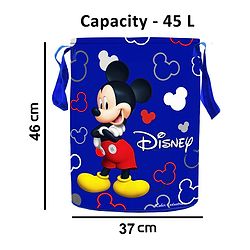 Babyhug Disney Laundry Bag with Mickey & Friends Print - Blue