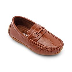 Cute Walk by Babyhug Formal Shoes - Brown