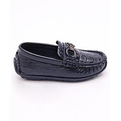 Cute Walk by Babyhug Slip On Formal Wear Shoes - Black