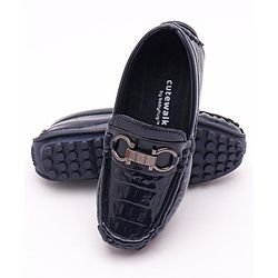 Cute Walk by Babyhug Slip On Formal Wear Shoes - Black