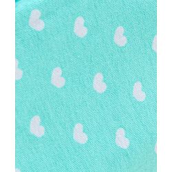 Babyhug Three Fourth Length Cotton Knit Leggings Stripes & Heart Print Pack of 3 - Multicolour