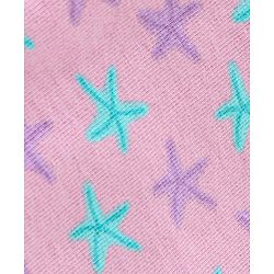 Babyhug Three Fourth Length Cotton Knit Leggings Stripes & Heart Print Pack of 3 - Multicolour