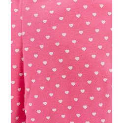 Babyhug Three Fourth Length Lycra Leggings  With Stretch Striped Pack Of 3 - Pink