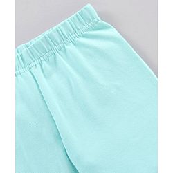 Babyhug Cotton Knit Three Fourth Length Leggings Polka Dots And Solid Pack of 3 - Pink Light Blue & White