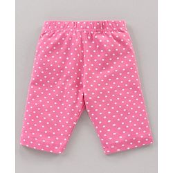 Babyhug Three Fourth Leggings Printed Pack of 3 -  Multicolour