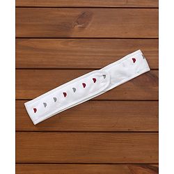 Babyhug Hooded Wrapper Bear Print - Red & White