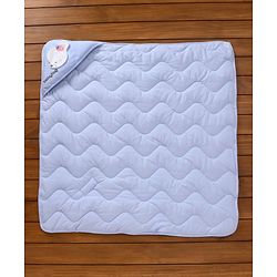 Babyhug Hooded Wrapper Striped - Blue