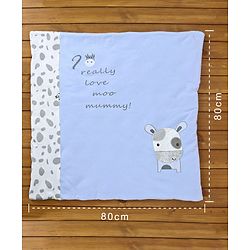 Babyhug Hooded Wrapper Striped - Blue