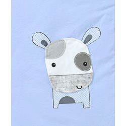 Babyhug Hooded Wrapper Striped - Blue