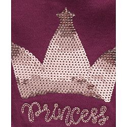 Babyhug Full Sleeves Cotton Knit Sweatshirt With Sequin & Mesh Detailing- Maroon