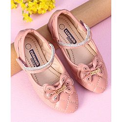 Cute Walk by Babyhug Sandals with Bow Applique - Pink