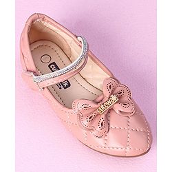 Cute Walk by Babyhug Sandals with Bow Applique - Pink