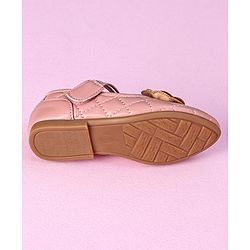 Cute Walk by Babyhug Sandals with Bow Applique - Pink