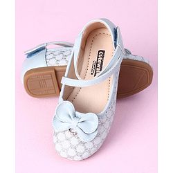 Cute Walk by Babyhug Sandals Bow Applique - Blue
