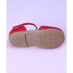 Cute Walk by Babyhug Ballerinas Bow Applique - Red