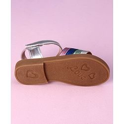 Cute Walk by Babyhug Sandals- Silver