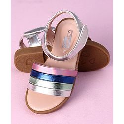 Cute Walk by Babyhug Sandals- Silver