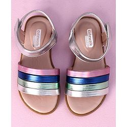 Cute Walk by Babyhug Sandals- Silver