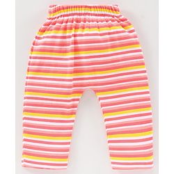 Babyhug Full Length Knit Diaper Leggings Multi Print Pack Of 3 - Multicolor