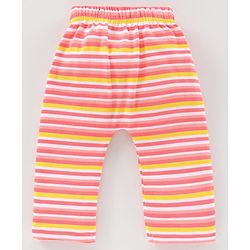 Babyhug Full Length Knit Diaper Leggings Multi Print Pack Of 3 - Multicolor