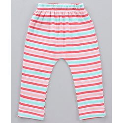 Babyhug Full Length Knitted Diaper Pants Multiptint Pack of 5 - Multicolor