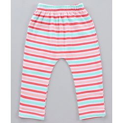 Babyhug Full Length Knitted Diaper Pants Multiptint Pack of 5 - Multicolor