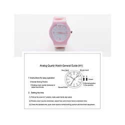 Babyhug Analog Watch Free Size - Light Pink