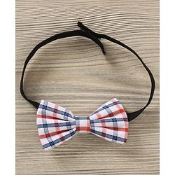 Babyhug Half Sleeves Cotton Solid Shirt with Bow - White